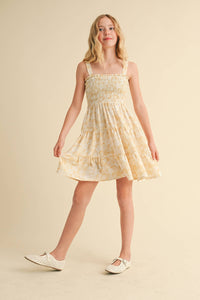 Summer Smocked Tiered Short Dress