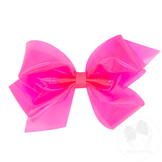 Medium Wee Splash Vinyl Bow