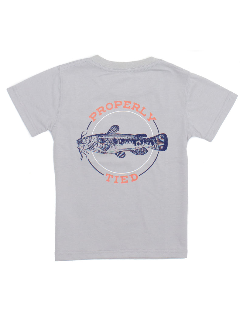 Catfish Ice Grey Short Sleeve T-Shirt