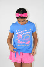 Load image into Gallery viewer, Summer dreamer front knot t-shirt - TWEEN GIRLS