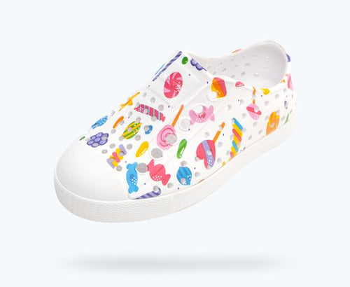 Print Retro Candy & Shell White