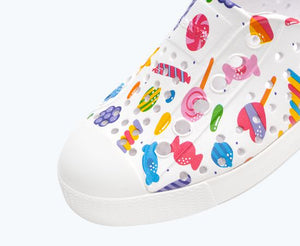 Print Retro Candy & Shell White