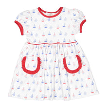 Load image into Gallery viewer, Day at Sea A-Line Dress