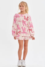 Load image into Gallery viewer, Bow Print Cotton Terry Top