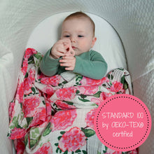 Load image into Gallery viewer, Live Life in Full Bloom Baby Swaddle Blanket