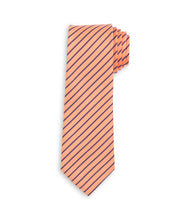 Load image into Gallery viewer, Sunset Stripe Orange and Purple Child Tween Adult Necktie
