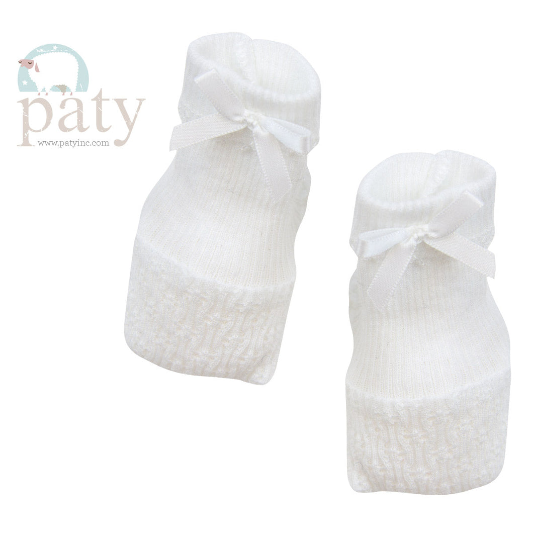 Booties With Bow