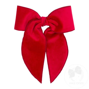 King Velvet Bowtie with Twisted Wrap & Whimsy Tails