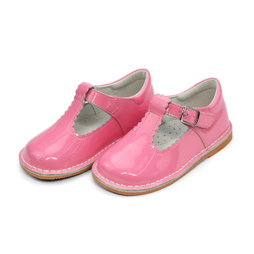 Selina Patent Scalloped T-Strap Mary Jane