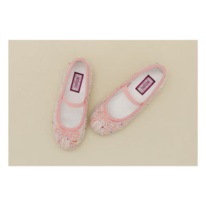 L'Amour Sabrina Tweed Flats