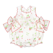 Load image into Gallery viewer, Daisies &amp; Berries Scalloped Romper