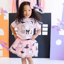 Load image into Gallery viewer, Spooky Coquette Halloween Short Sleeve T-Shirt Kids Clothing