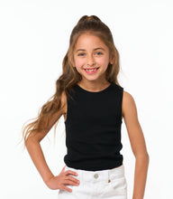 Load image into Gallery viewer, Little Girl's Sleeveless Ribbed Top in so many Colors!