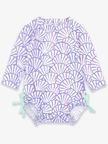 Magical Mermaid Long Sleeve One Piece Rash Guard