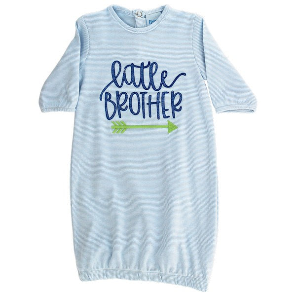 Little Brother Knit Stripe Gown