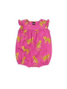 Sweet Jaguars Flutter Baby Romper
