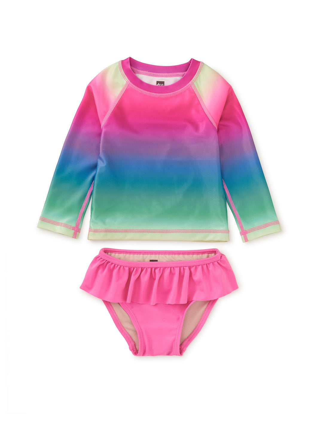 Rio de Janiero Rainbow Rash Guard Baby Swim Set