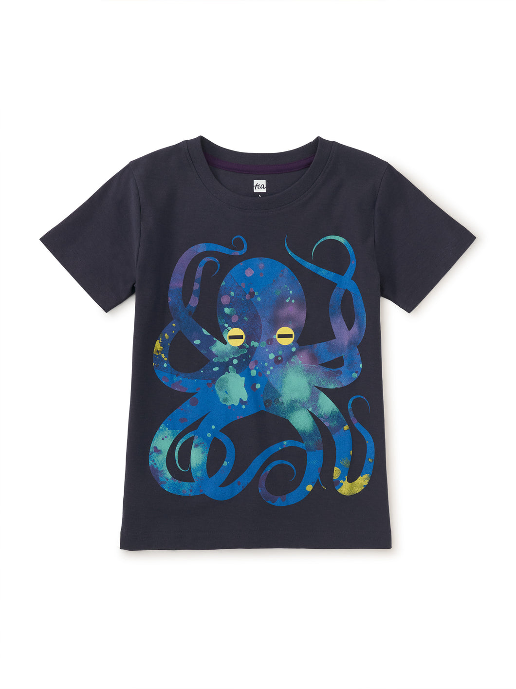 Indigo Pop Octopus Graphic Tee