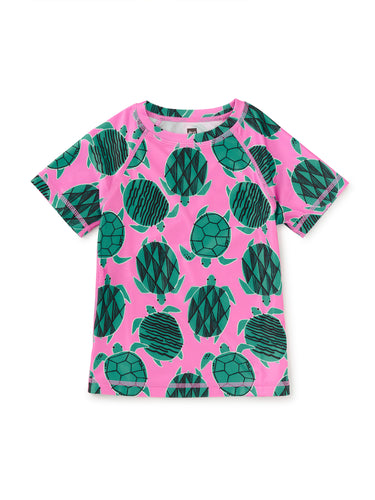 Tiled Turtles Short Sleeve Rash Guard