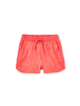 Load image into Gallery viewer, Sunset Pink Pom-Pom Gym Shorts