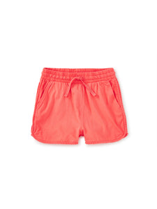 Sunset Pink Pom-Pom Gym Shorts