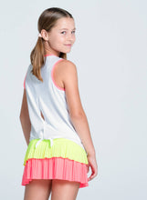 Load image into Gallery viewer, Flamingo Sunset Spin Tie Back Tank