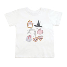 Load image into Gallery viewer, Spooky Girlie Halloween Short Sleeve T-Shirt - Girls Clothes