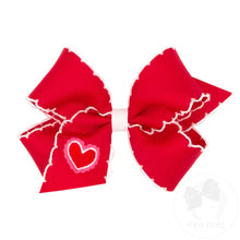 Load image into Gallery viewer, Medium Moonstitch with Heart Embroidered Tail