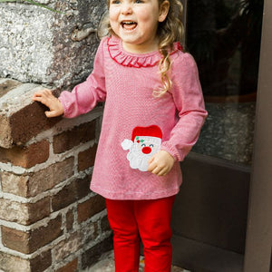 Girls Santa Tunic Pant Set