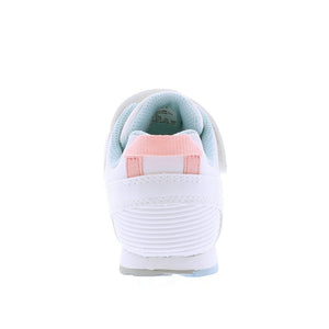 Tsukihoshi White & Pink Racer Sneakers