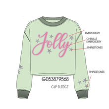 Load image into Gallery viewer, Jolly Rhinestone Stars Sweatshirt - TWEEN GIRLS