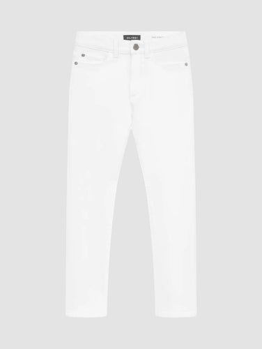 Emie Straight Kids Jeans Milk White