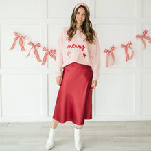Load image into Gallery viewer, Coquette Merry Christmas Knit Women&#39;s Sweater - Mommy and Me