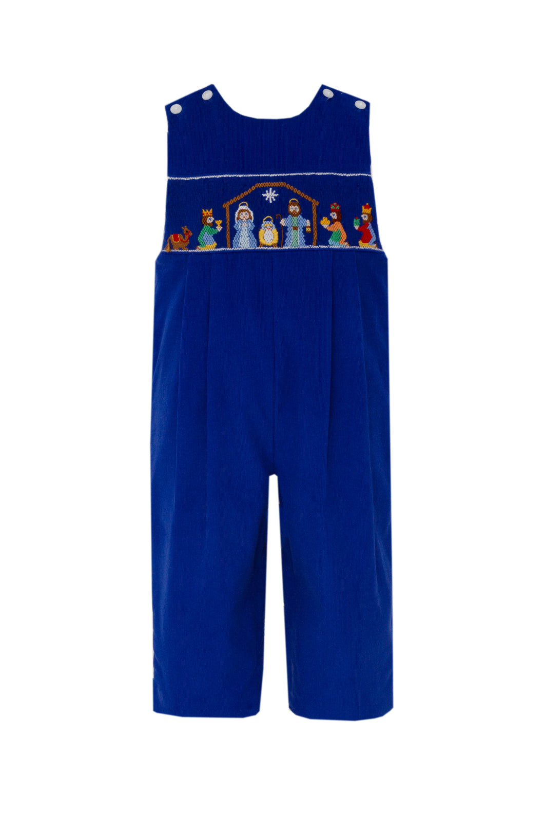 Royal Blue Corduroy Nativity Boy's Jon Jon