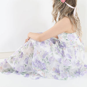 Savannah Girls Lilac Maxi Dress