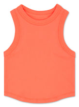 Load image into Gallery viewer, DEEP ORANGE CROPPED RACER BACK TOP (MED/LG)