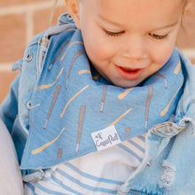Load image into Gallery viewer, 4 Pack Baby Bandana Bibs - Slugger
