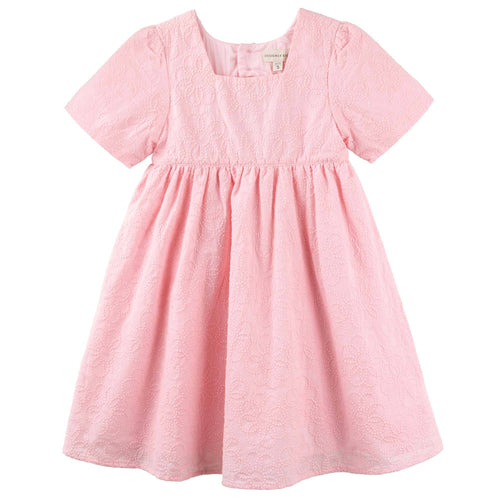 Pink Fleur Broderie Dress