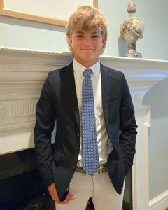 Tripp's Signature Geometric Blue Child Tween Adult Necktie