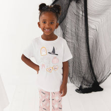 Load image into Gallery viewer, Spooky Girlie Halloween Short Sleeve T-Shirt - Girls Clothes