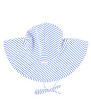 Load image into Gallery viewer, Kids Periwinkle Blue Seersucker Swim Hat