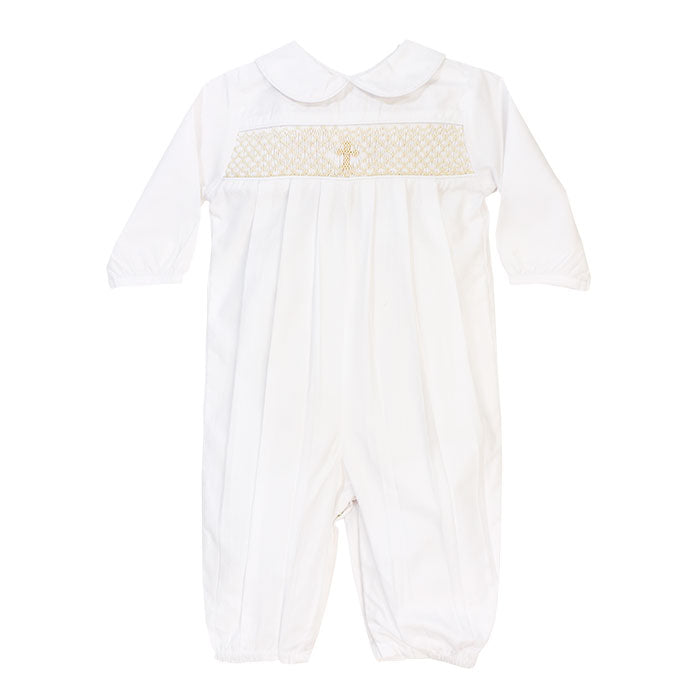 Ivory Christening Dressy Long Sleeve Long Bubble