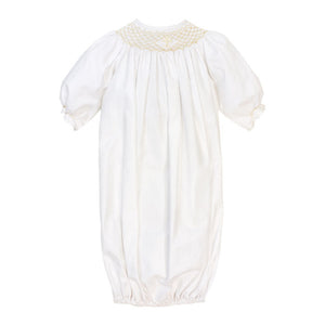 Girls Ivory Christening Long Sleeve Sac