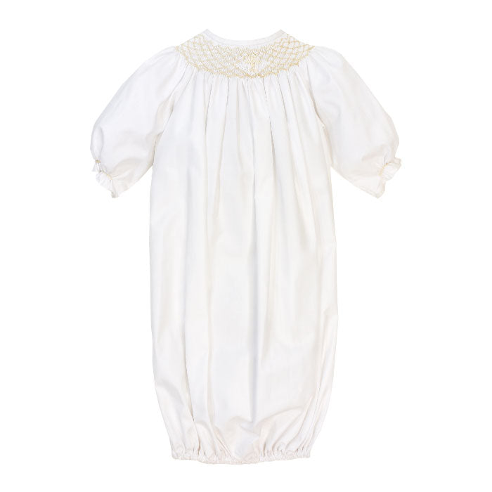 Girls Ivory Christening Long Sleeve Sac