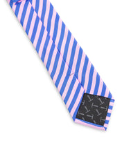 Load image into Gallery viewer, Daybreak Pink and Blue Stripe Child Tween Adult Necktie