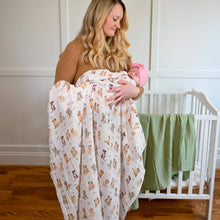 Load image into Gallery viewer, Woof Woof Baby Swaddle Blanket