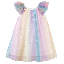 Load image into Gallery viewer, Rainbow Sparkle Twirl Dress