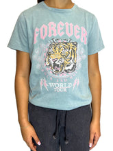 Load image into Gallery viewer, Forever World Tour Tiger Graphic T-shirt - TWEEN GIRLS