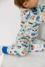 Load image into Gallery viewer, Construction Mint Long Sleeve Pajama Set