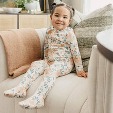 Load image into Gallery viewer, Zip-Up Footie Pajama - Autumn